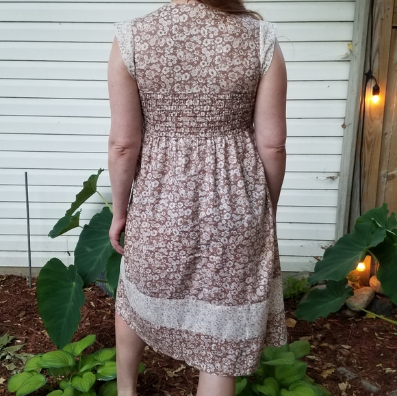 Vintage 70's Cotton Sundress - Picture 2 of 4